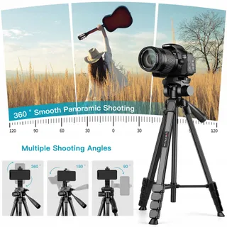 VICTIV Camerastatief Telefoon 172cm Aluminium DSLR iPhone Sony — miniatuur 4
