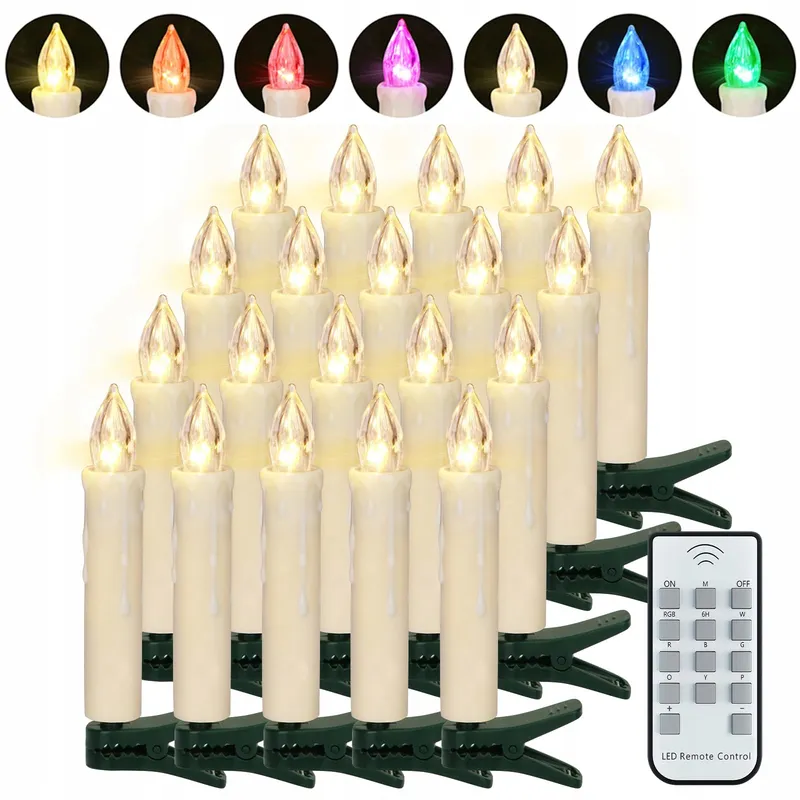 FREEPOWER Draadloze Kerstboomkaarsen LED 20 Stuks — foto 1