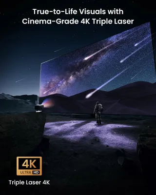 JMGO N1S 4K Laser Projector 3300 Lumen HDR10 300 Inch Dolby — miniatuur 3