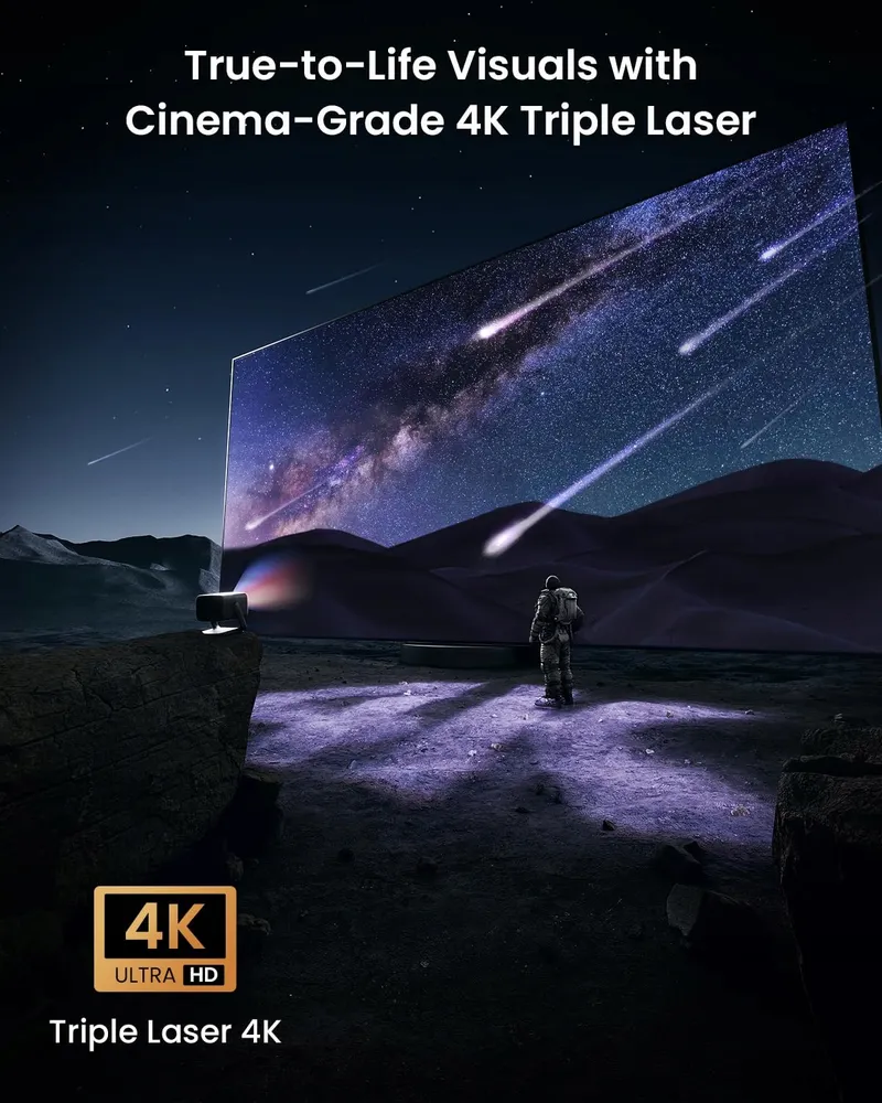 JMGO N1S 4K Laser Projector 3300 Lumen HDR10 300 Inch Dolby — foto 3