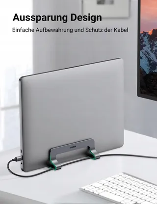 UGREEN Verticale Aluminium Laptopstandaard Thermische Voet — miniatuur 9