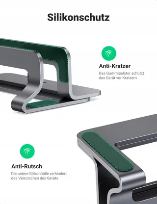 UGREEN Verticale Aluminium Laptopstandaard Thermische Voet — miniatuur 8