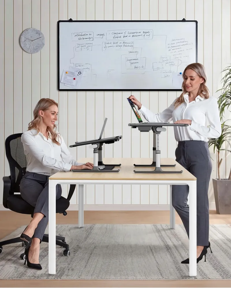 SAIJI Laptoptafel LED Lamp Verstelbaar met Plank — foto 6