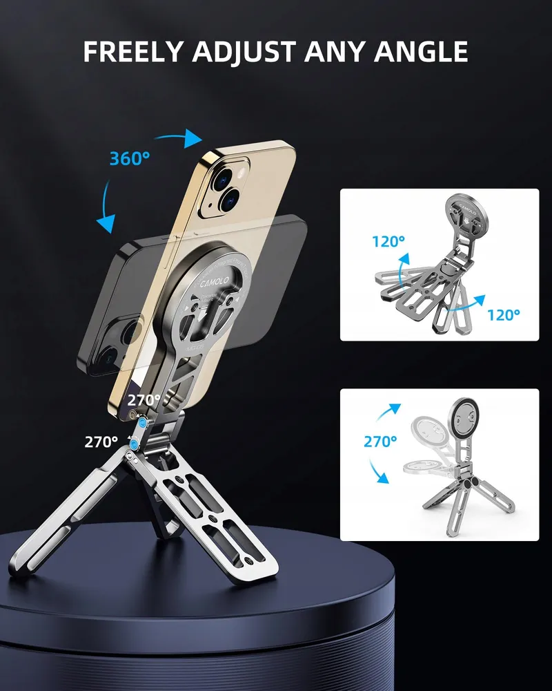 Magnetisch Telefoonstatief Opvouwbaar Smartphone — foto 6