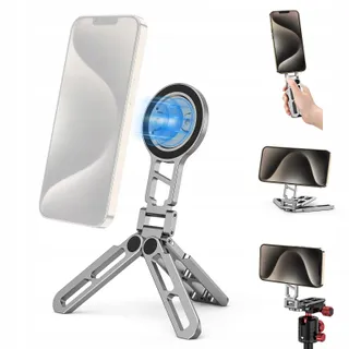 Magnetisch Telefoonstatief Opvouwbaar Smartphone — miniatuur 1