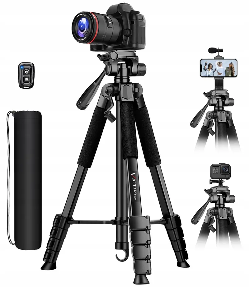 VICTIV 2025 Camerastatief 172cm Aluminium DSLR iPhone — foto 1