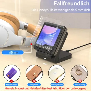 GEYO Draadloze Oplader 15W Samsung Galaxy Z Flip 6 5 4 3 — miniatuur 4