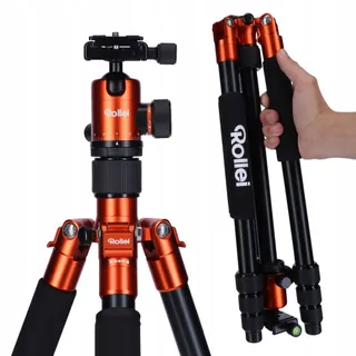 ROLLEI C5I Licht Fotostatief Aluminium Oranje — miniatuur 1