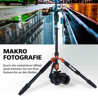 ROLLEI C5I Licht Fotostatief Aluminium Oranje — miniatuur 4