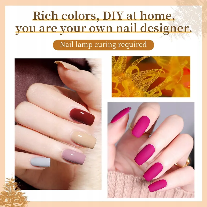 JODSONE UV Gellakset 60 Stuks Base en Top voor Hybride Nagels — foto 4