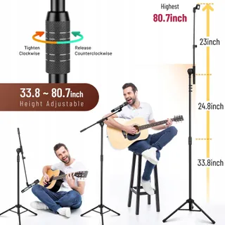 CAHAYA CY0311 Microfoonstandaard 2-in-1 met Clips — miniatuur 6
