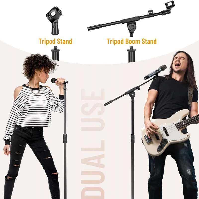 CAHAYA CY0311 Microfoonstandaard 2-in-1 met Clips — foto 5