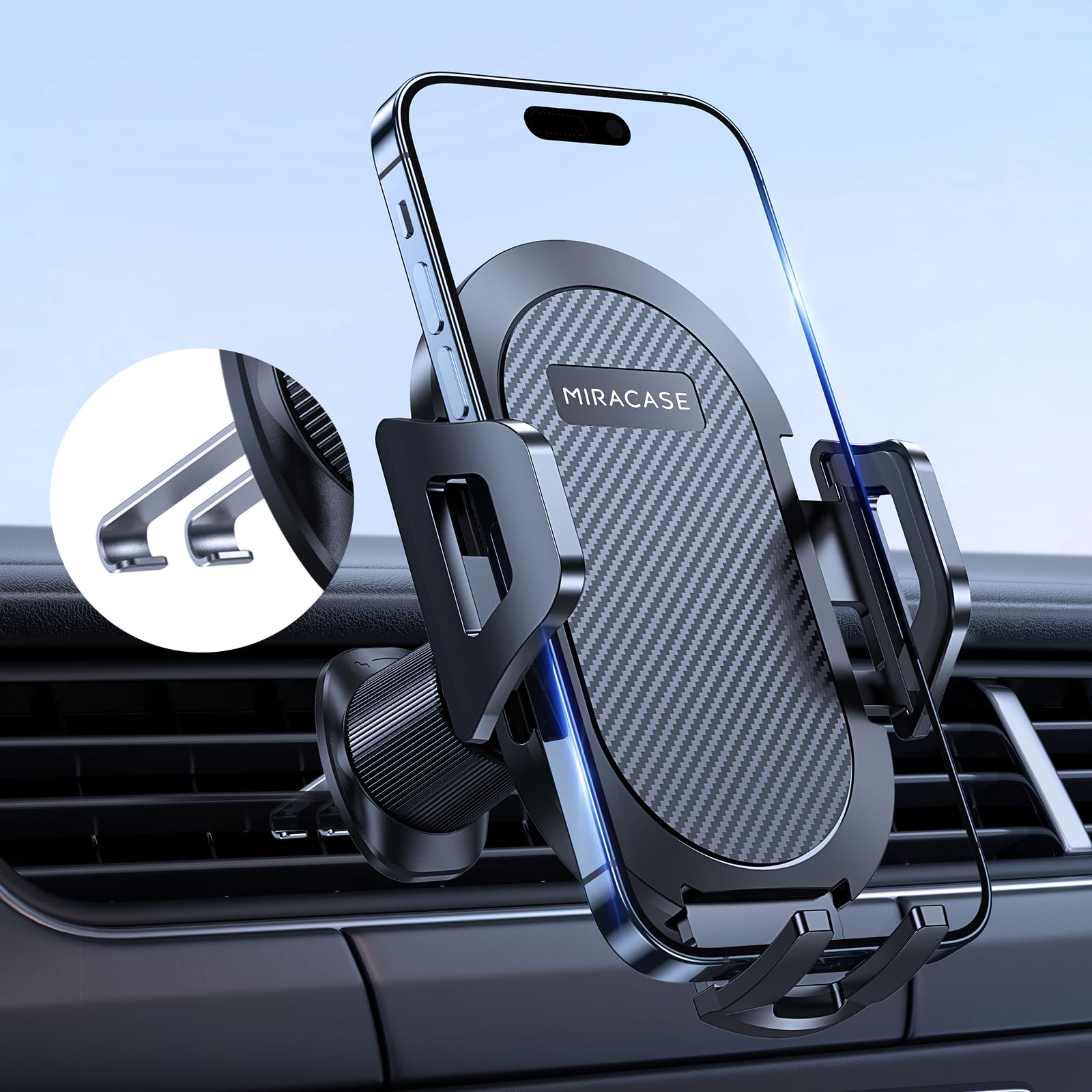 MIRACASE Telefoonhouder Auto Ventilatie iPhone Samsung