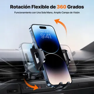 MIRACASE Telefoonhouder Auto Ventilatie iPhone Samsung — miniatuur 7
