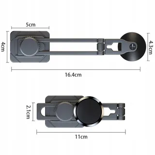 CGEAMDY Magnetische Autohouder Telefoon 360° Draaibaar Aluminium — miniatuur 5