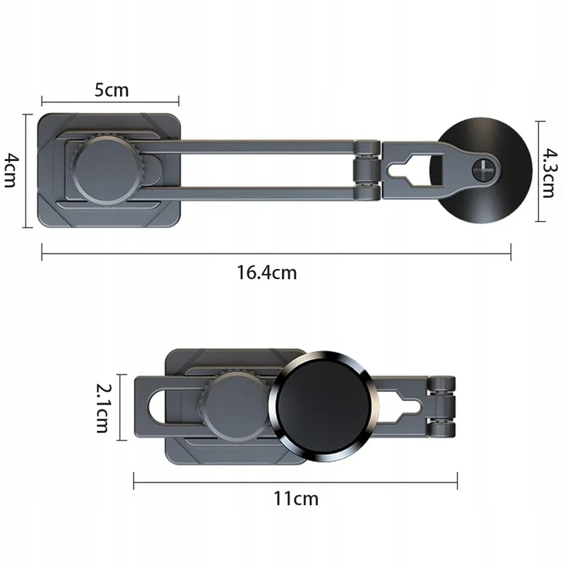 CGEAMDY Magnetische Autohouder Telefoon 360° Draaibaar Aluminium — foto 5