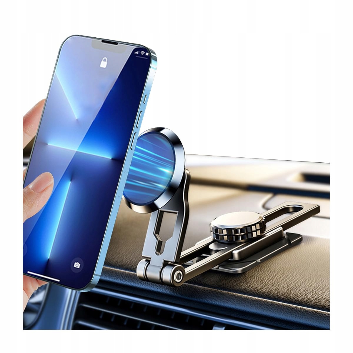CGEAMDY Magnetische Autohouder Telefoon 360° Draaibaar Aluminium