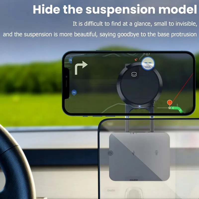 CGEAMDY Magnetische Autohouder Telefoon 360° Draaibaar Aluminium — foto 3