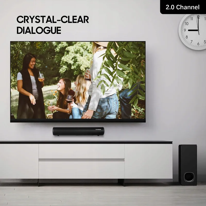 Bluetooth Compacte Soundbar voor TV PC met Afstandsbediening 3 EQ — foto 6