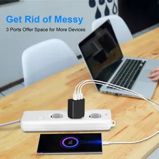 ARCCRA USB Oplader 15W 3-Poorts Adapter Android — miniatuur 6