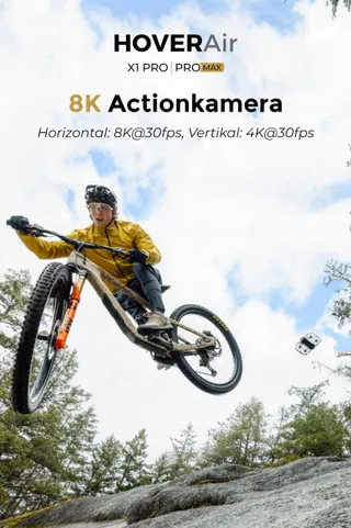 HOVERAIR X1 PROMAX Drone Camera 8K 10 Vluchtmodi 42km/u Tracking — miniatuur 2