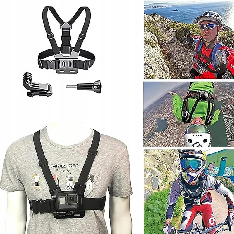 TEKCAM Accessoireset Actiecamera Hoofdband Houder GoPro — foto 7