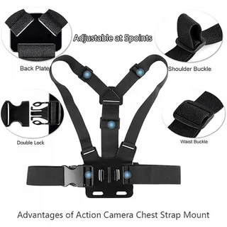 TEKCAM Accessoireset Actiecamera Hoofdband Houder GoPro — miniatuur 5