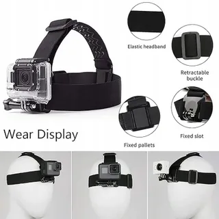 TEKCAM Accessoireset Actiecamera Hoofdband Houder GoPro — miniatuur 4
