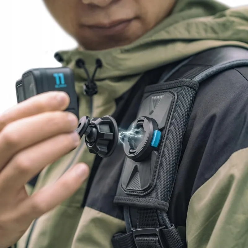 SUREWO Magnetische Rugzakhouder 360° GoPro DJI Osmo Action — foto 1