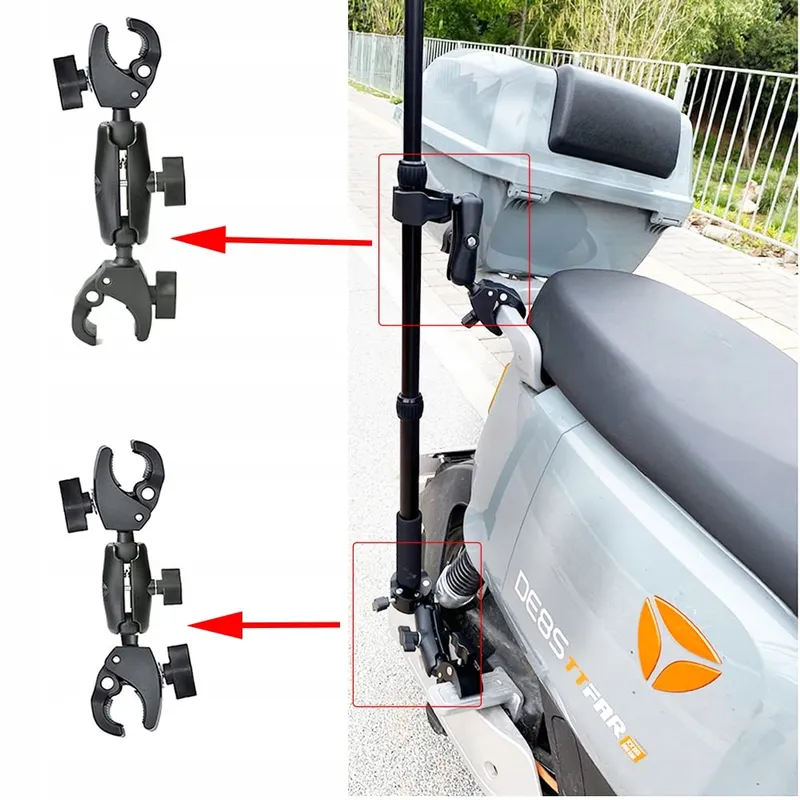 FOTOLEEY Motorhouder voor Insta360 X4 X3 X2 GoPro Hero 13 12 11 — foto 7