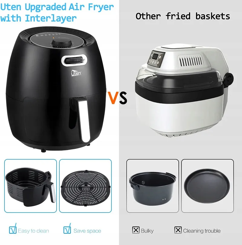 UTEN Airfryer XXL 6,5L 1800W Met Temperatuurregeling — foto 5