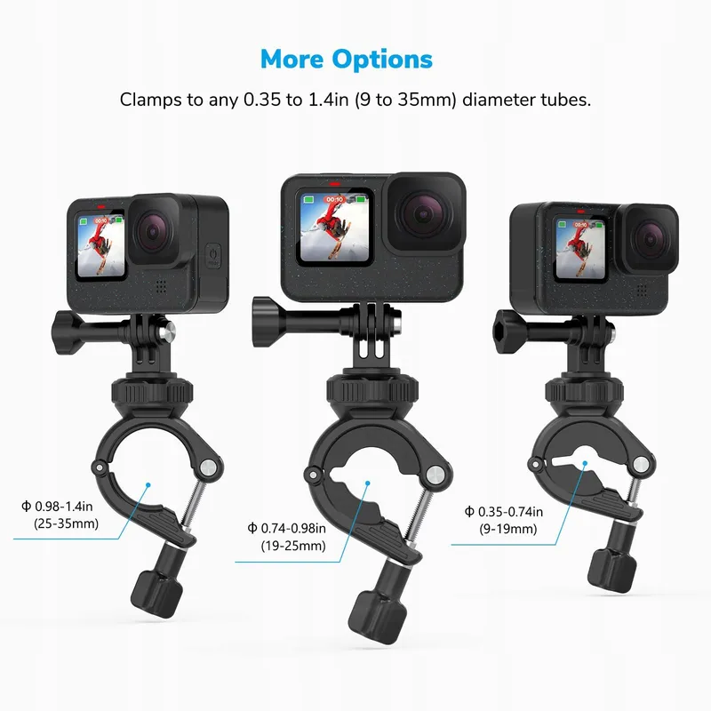 SAMETOP Fiets Motorfietshouder 360 Voor GoPro DJI Osmo — foto 3