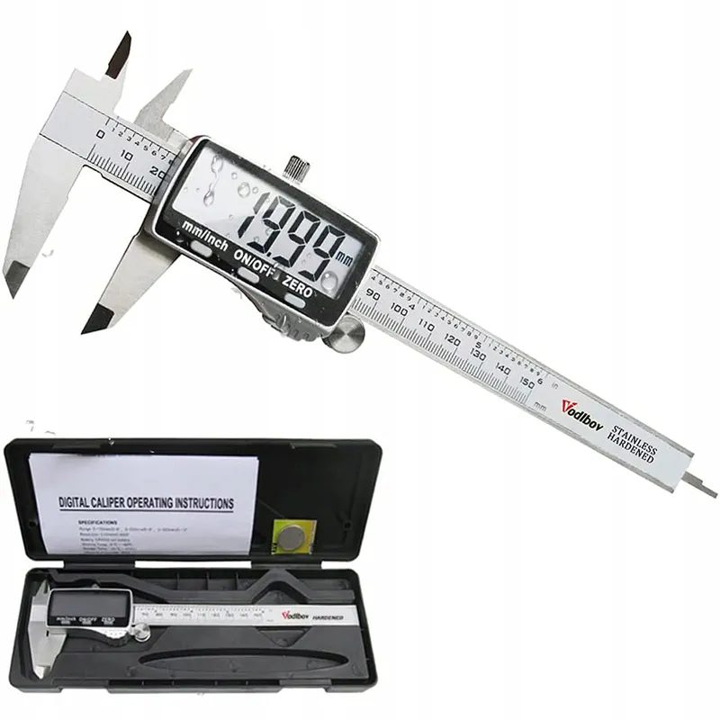 VODLBOV Digitale Schuifmaat 150mm Hoge Precisie RVS LCD — foto 2