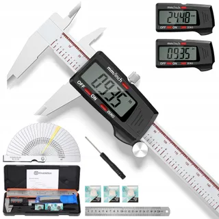 HOUSOLUTION Digitale Schuifmaat 6" LCD RVS Juweliers Timmerlieden — miniatuur 1
