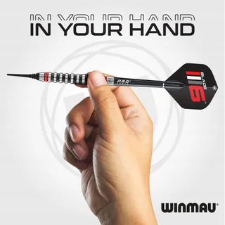 WINMAU Professionele Softtip Darts Wolfraam 22g met Flights — miniatuur 5