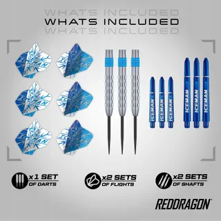 RED DRAGON Gerwyn Price 20g Stalen Dartset — miniatuur 2
