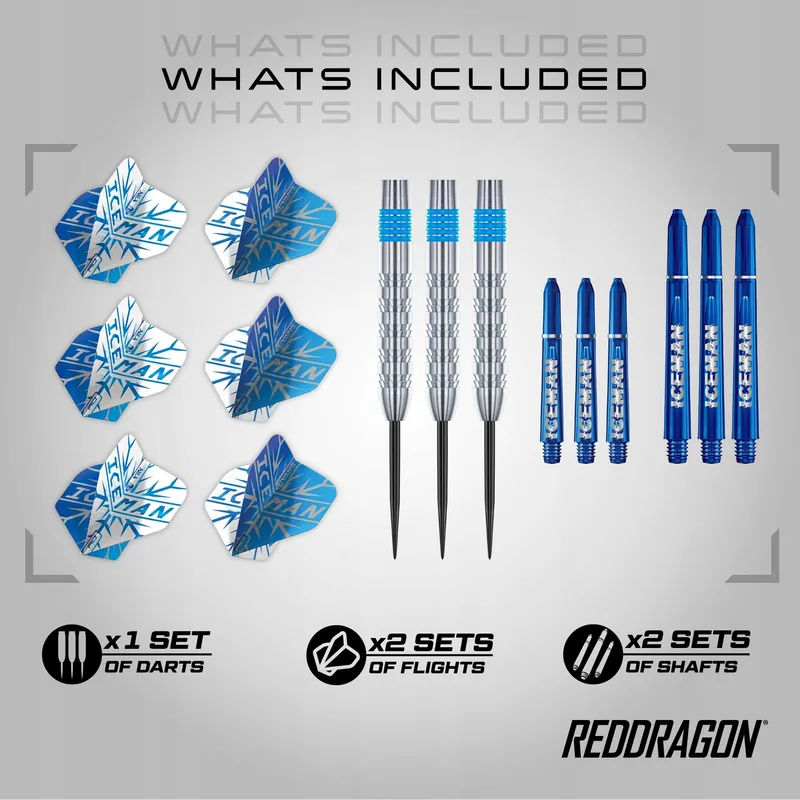 RED DRAGON Gerwyn Price 20g Stalen Dartset — foto 2