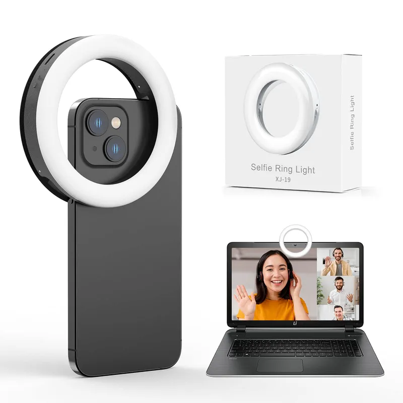 NALEZUNS Selfie LED Telefoon Laptop 40 LEDs 3 Kleurmodi USB — foto 1
