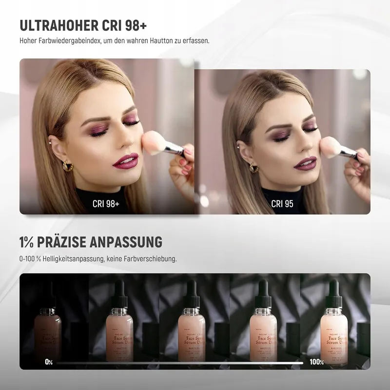 NEEWER LED Beautylicht met Telefoonhouder Make-up Set — foto 3