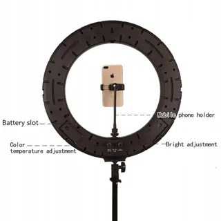 GSKAIWEN 18" 60W LED Ringlicht Make-up Fotografie — miniatuur 7