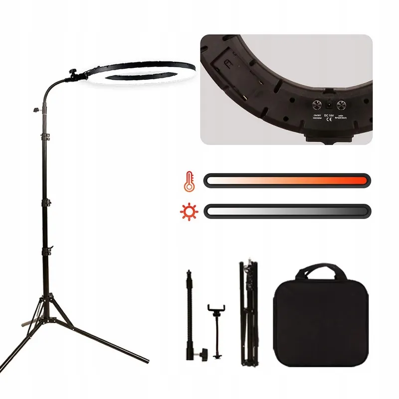 GSKAIWEN 18" 60W LED Ringlicht Make-up Fotografie — foto 1
