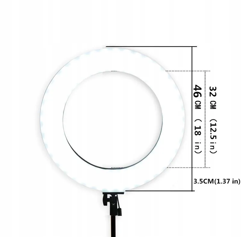 GSKAIWEN 18" 60W LED Ringlicht Make-up Fotografie — foto 3
