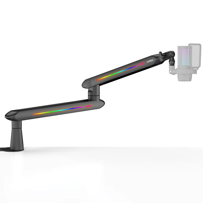 IXTECH Laag Profiel Microfoonarm RGB Bureauklem Podcast — foto 2