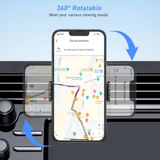BLUKAR Autohouder Universeel 360° iPhone Galaxy Mate — miniatuur 3