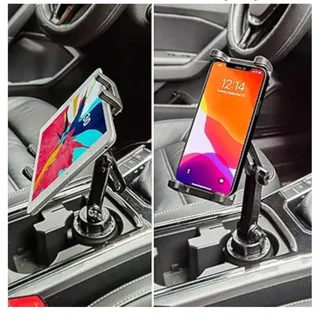 WOLEYI Tablethouder Bekerhouder Auto iPad Galaxy Lenovo — miniatuur 9