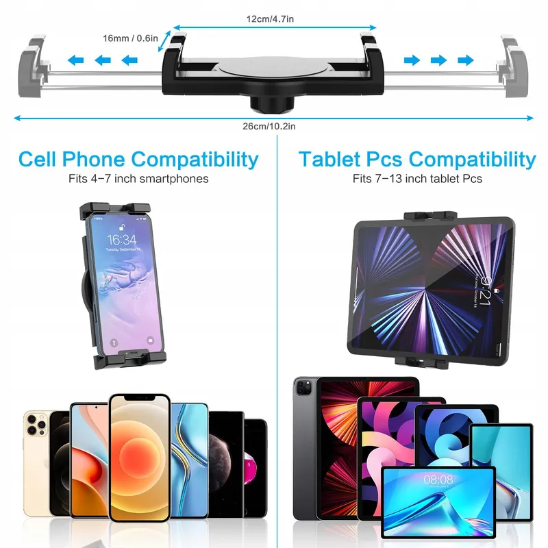 WOLEYI Tablethouder Bekerhouder Auto iPad Galaxy Lenovo — foto 6