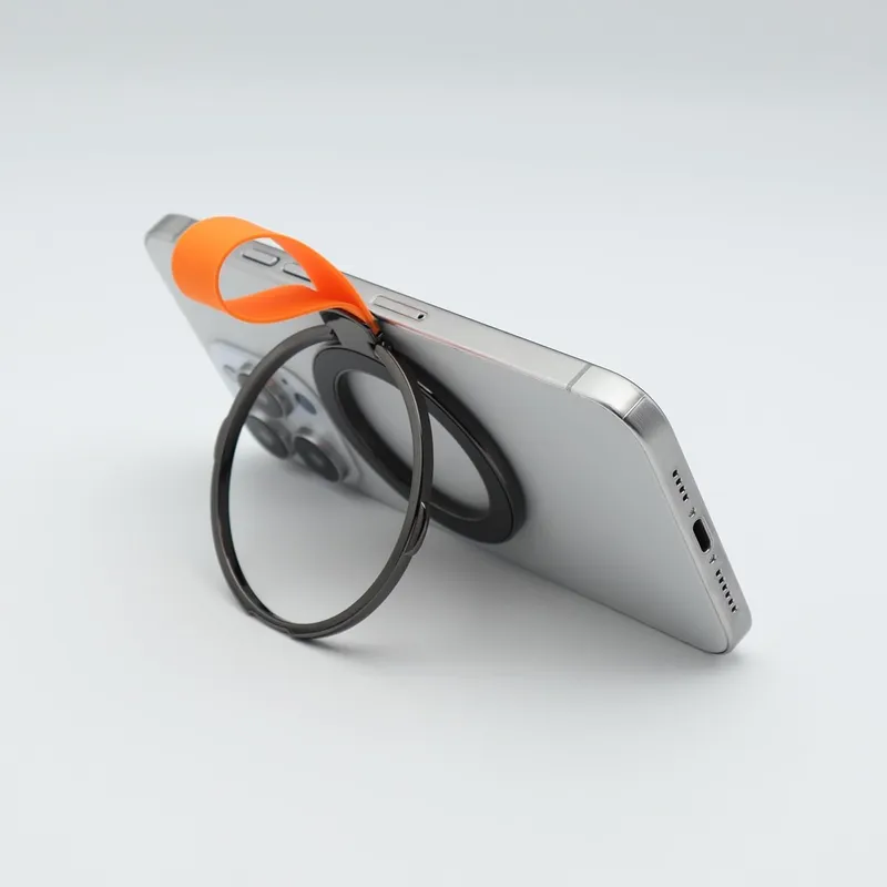 NOOMII Magnetische Ringhouder 360° iPhone Samsung Zilver — foto 9
