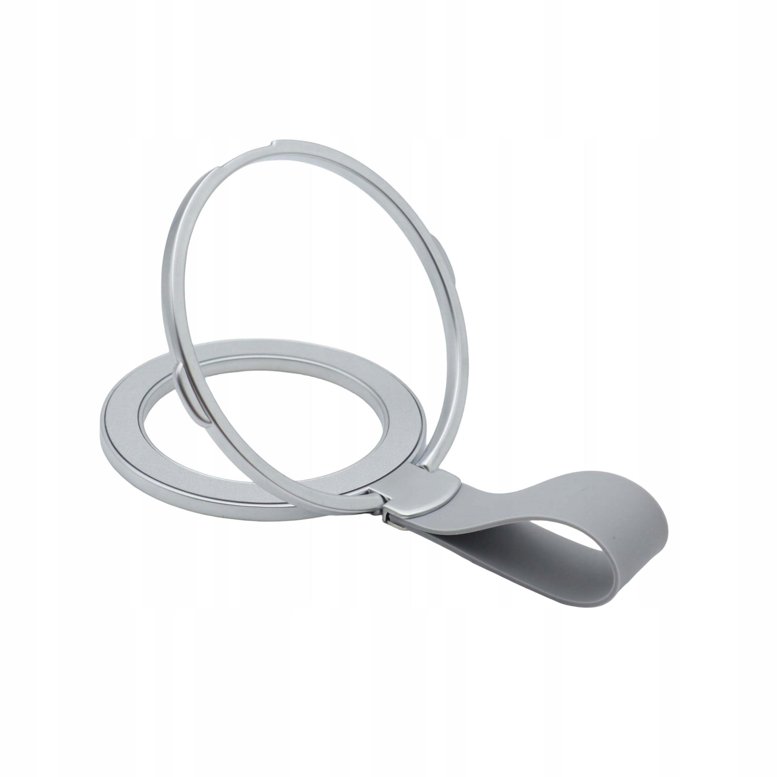 NOOMII Magnetische Ringhouder 360° iPhone Samsung Zilver