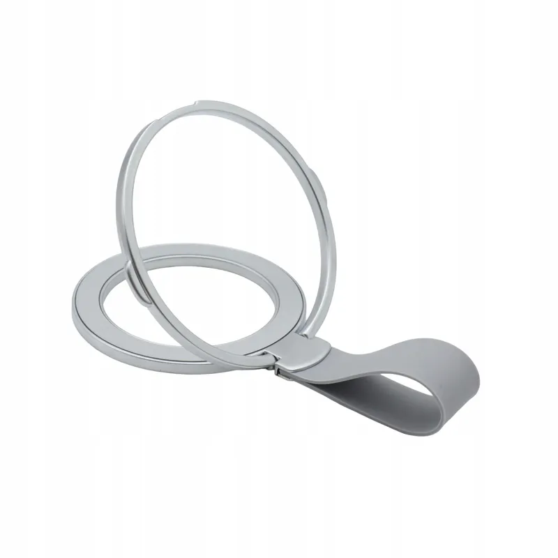 NOOMII Magnetische Ringhouder 360° iPhone Samsung Zilver — foto 1