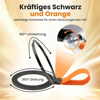NOOMII Magnetische Ringhouder 360° iPhone Samsung Zilver — miniatuur 6